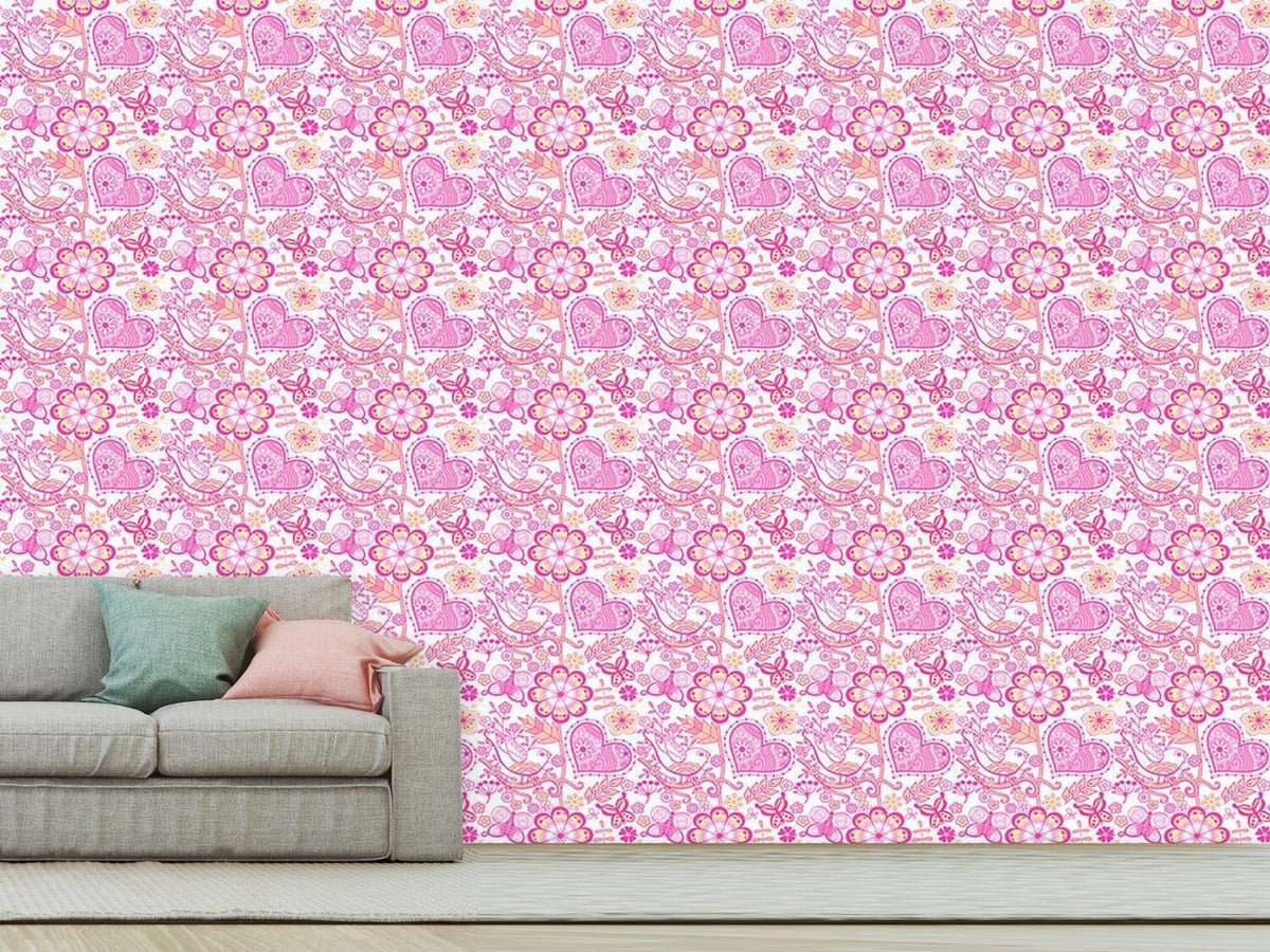 patterned-wallpaper-garden-of-sweet-romance