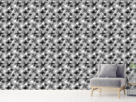 patterned-wallpaper-spiralflowers-bw