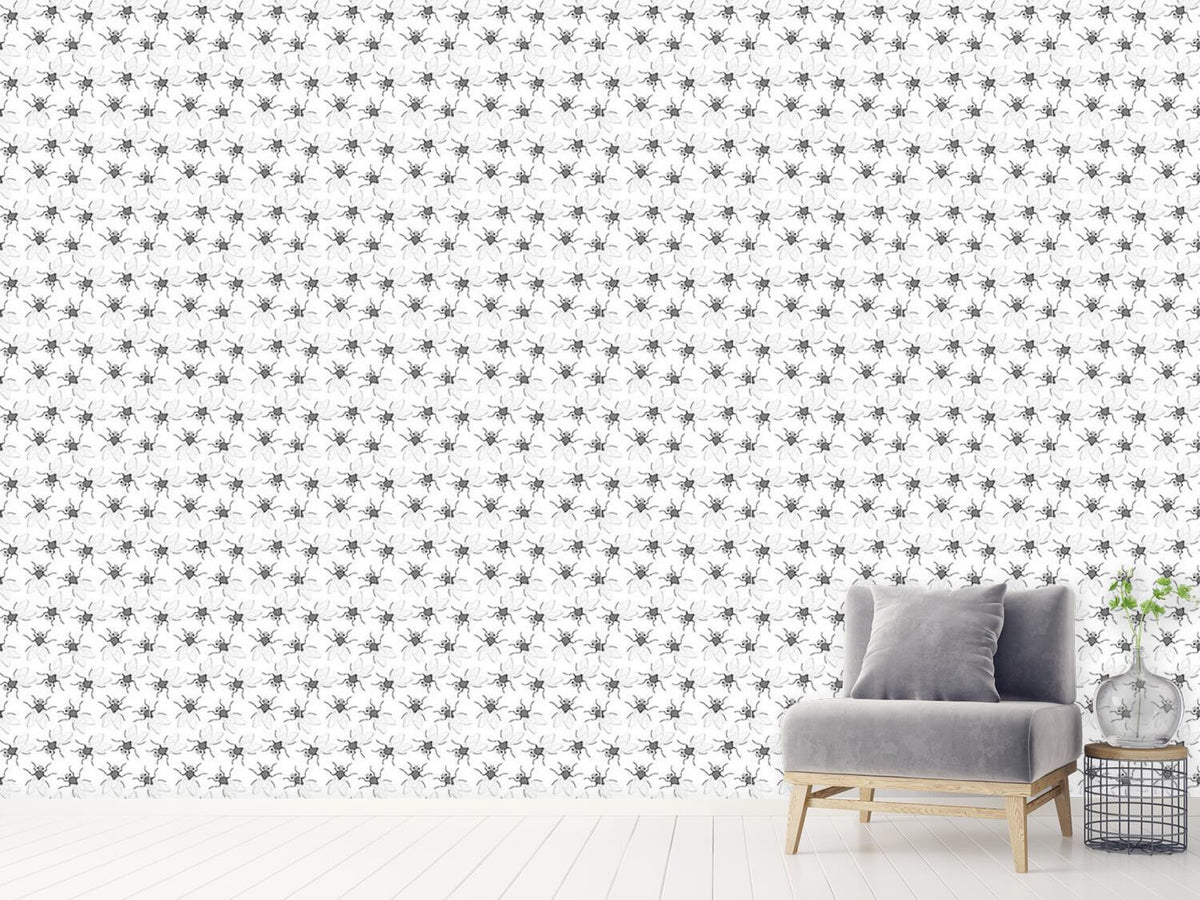 patterned-wallpaper-crawling-flies