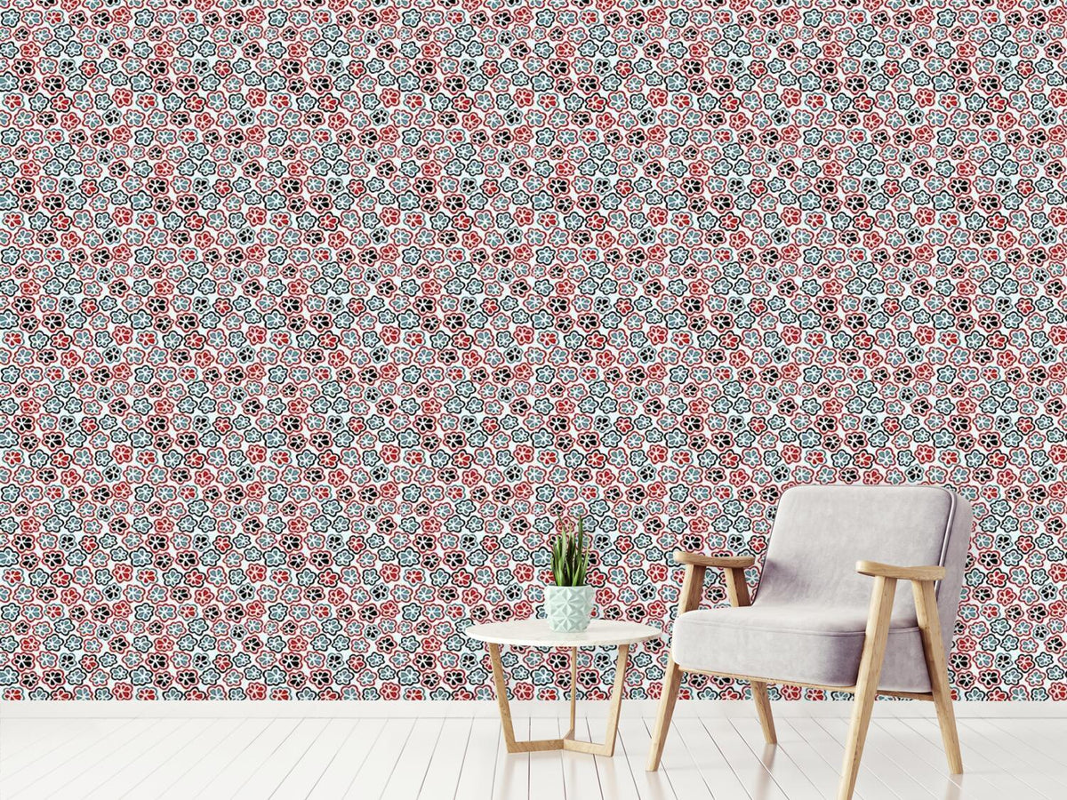 patterned-wallpaper-sweet-flowers