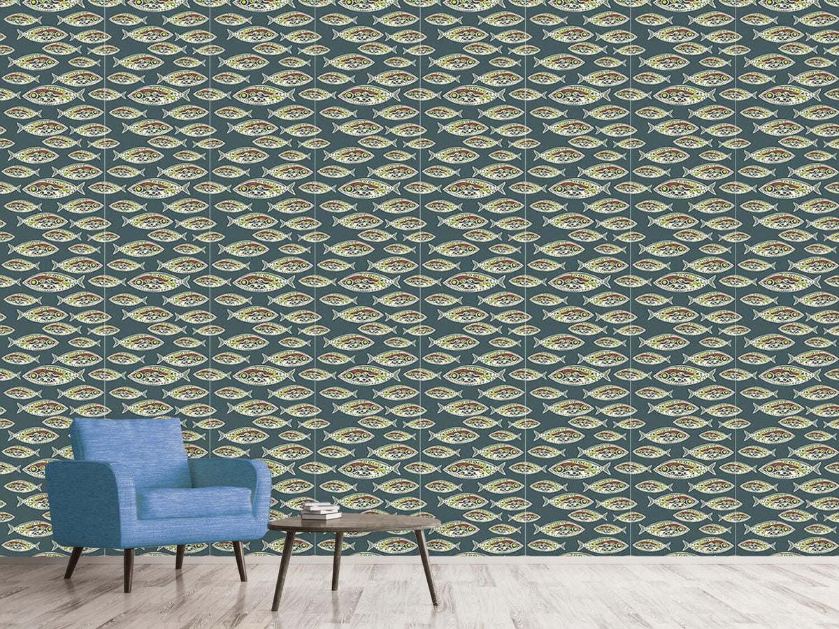 patterned-wallpaper-polynesian-fish