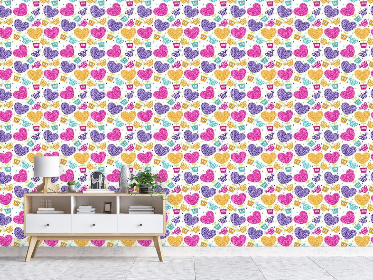 patterned-wallpaper-hearts-need-water-and-love