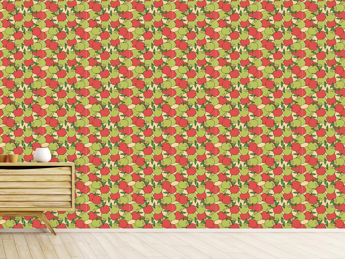 patterned-wallpaper-mixed-apples