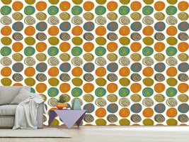 patterned-wallpaper-stone-circles