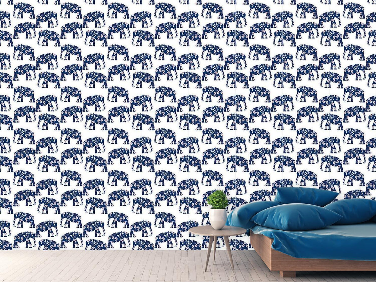 patterned-wallpaper-patchwork-elephant