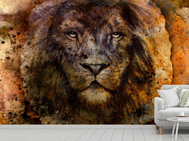 photo-wallpaper-portrait-of-a-lion-ii