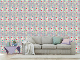 patterned-wallpaper-quatrefoil-lattice