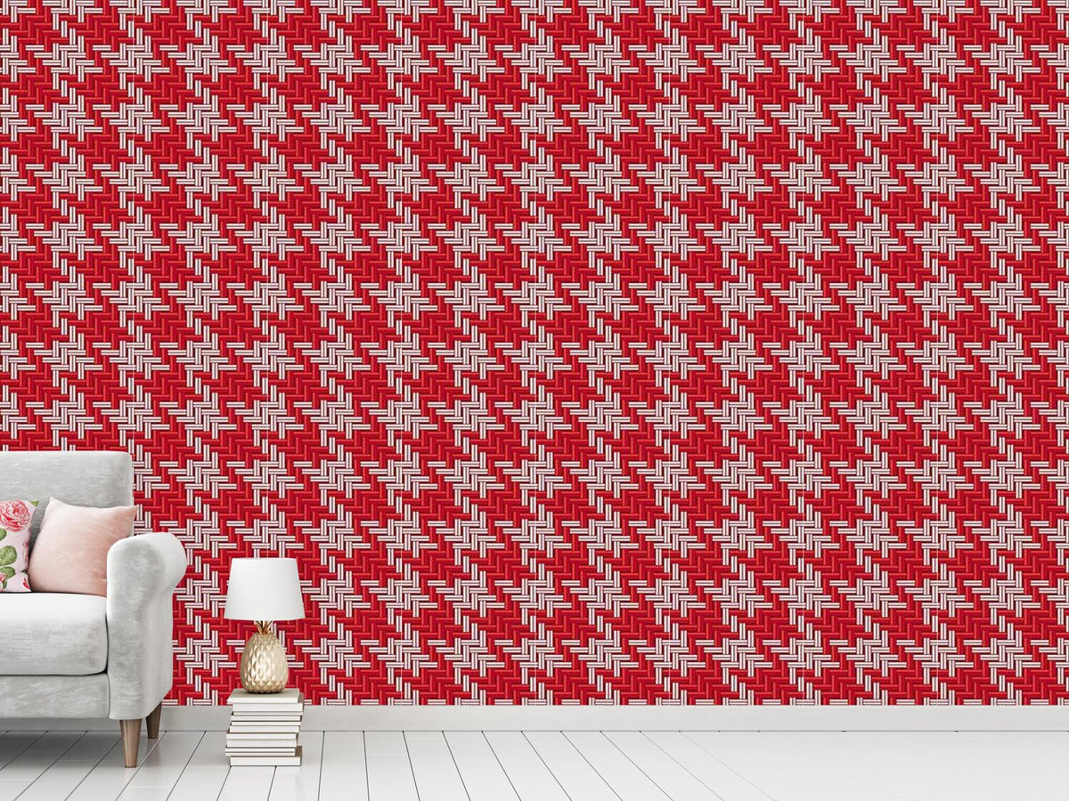 patterned-wallpaper-woven-pepita