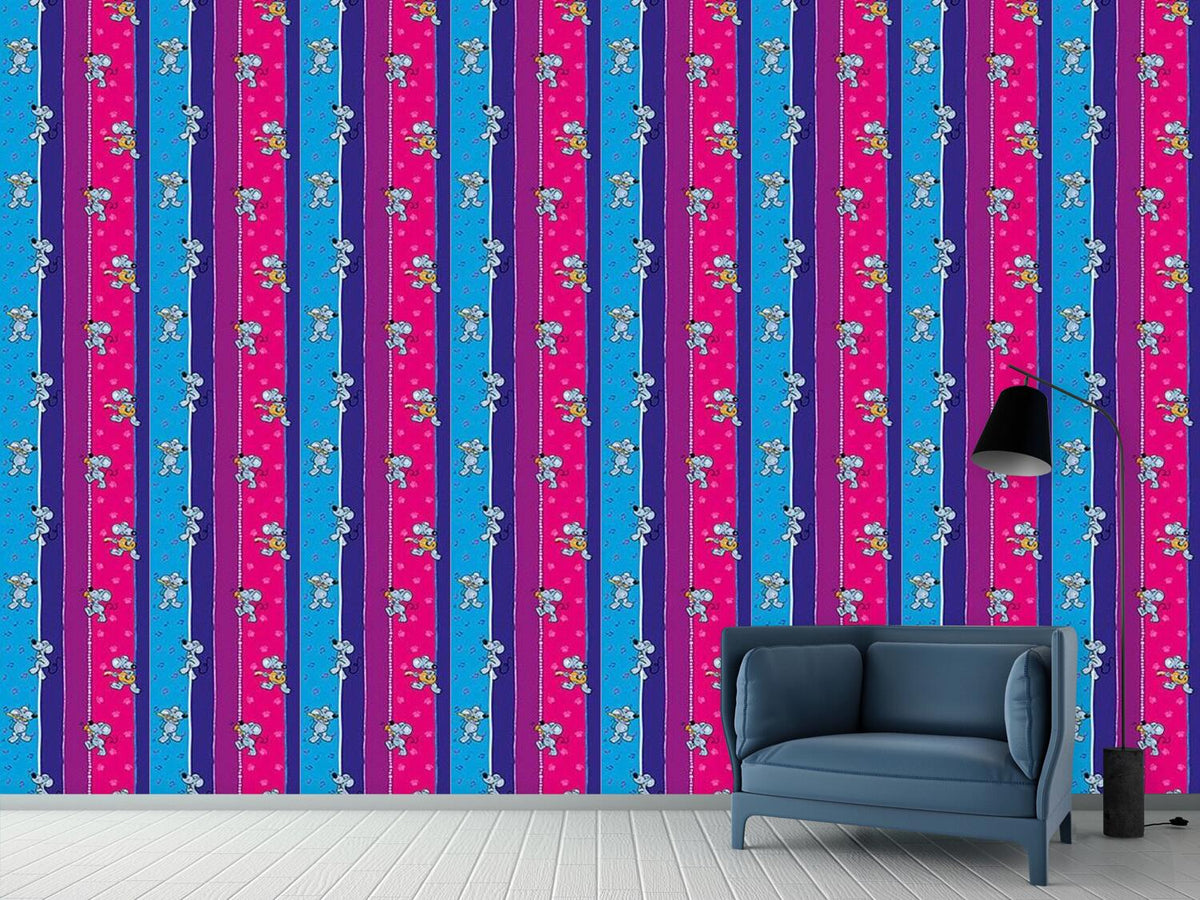 patterned-wallpaper-musical-mice