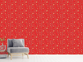 patterned-wallpaper-ivy-in-bold-red