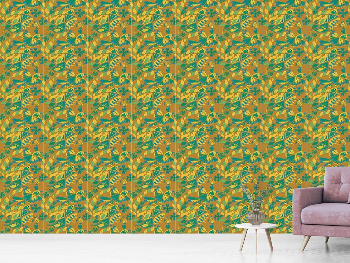 patterned-wallpaper-artistic-bird