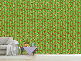 patterned-wallpaper-football-green