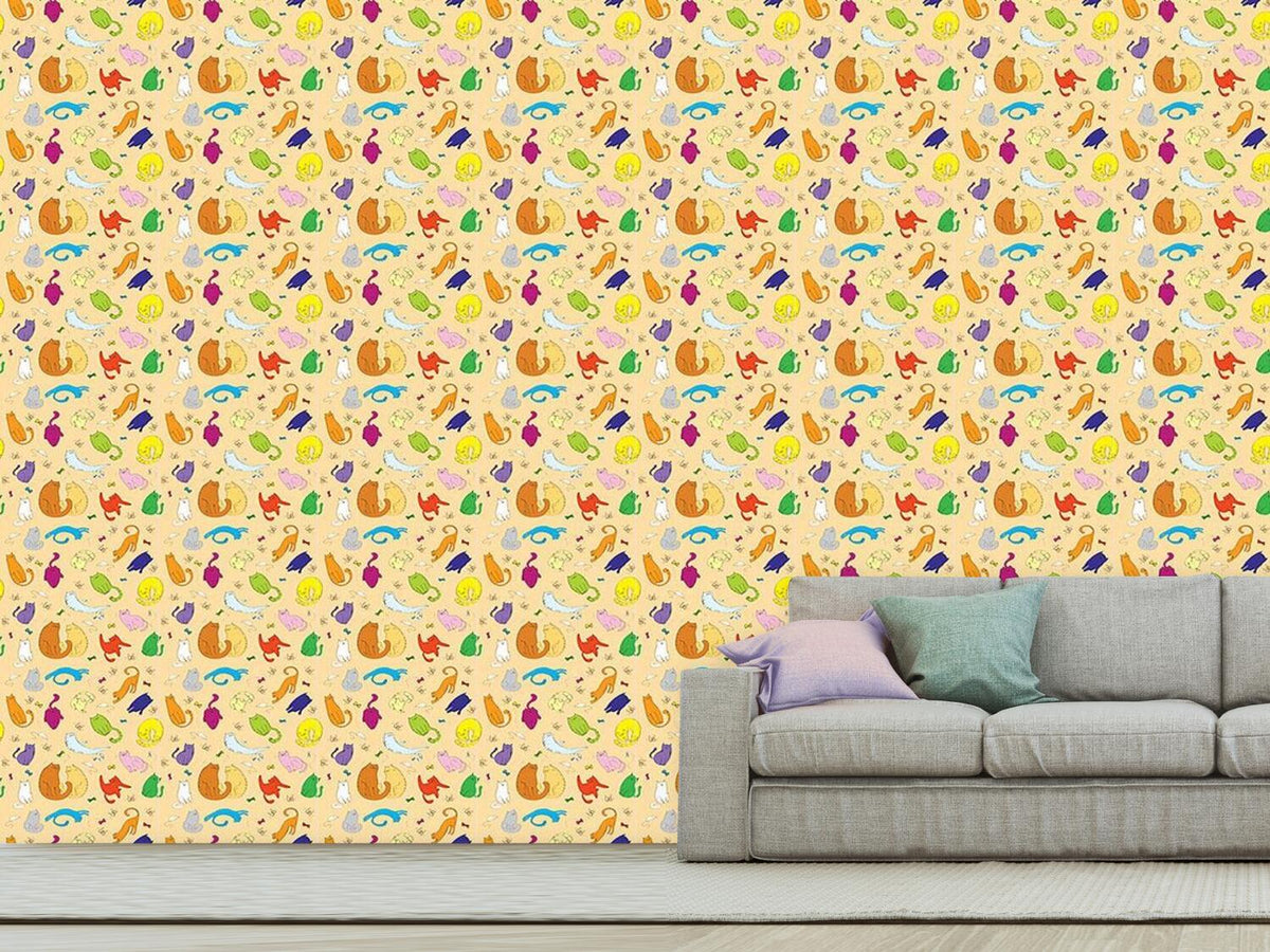 patterned-wallpaper-cute-cats