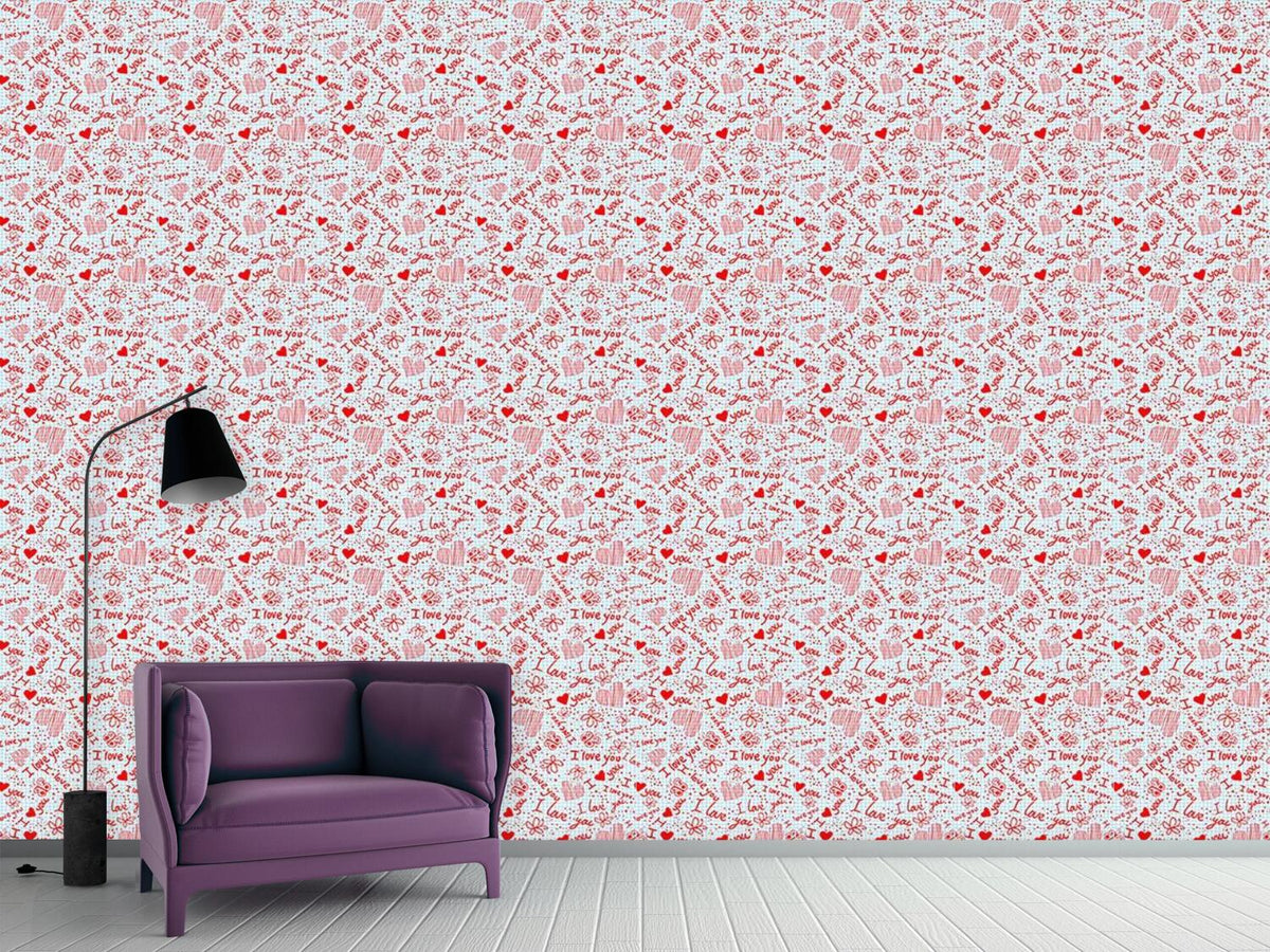 patterned-wallpaper-love-confessions-in-school