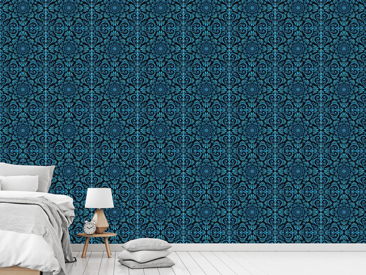 patterned-wallpaper-black-and-blue