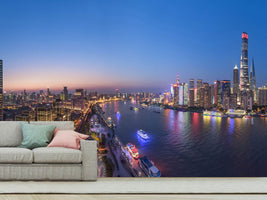 photo-wallpaper-the-blue-hour-in-shanghai