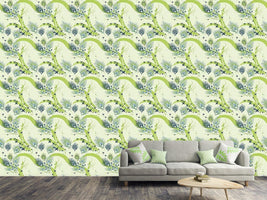 patterned-wallpaper-stylized-peacock-eyes