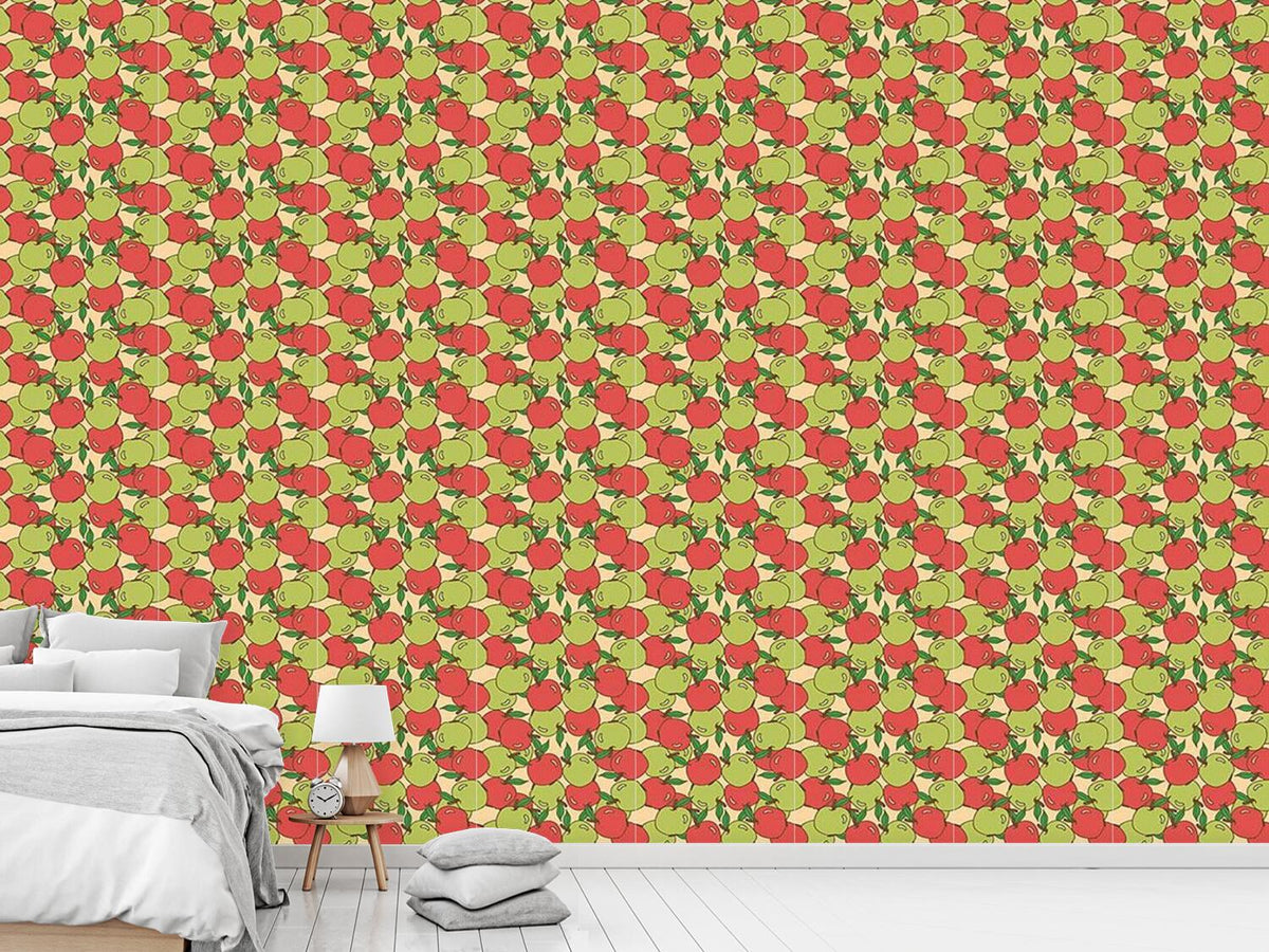 patterned-wallpaper-mixed-apples