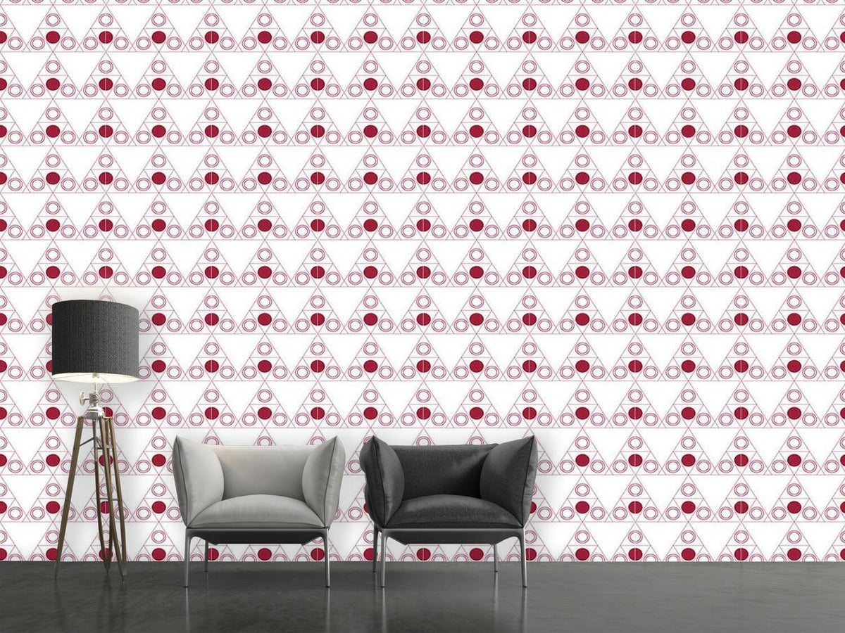 patterned-wallpaper-triple-dot-red