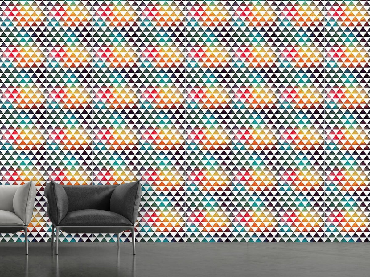 patterned-wallpaper-radioactive-color-geometry