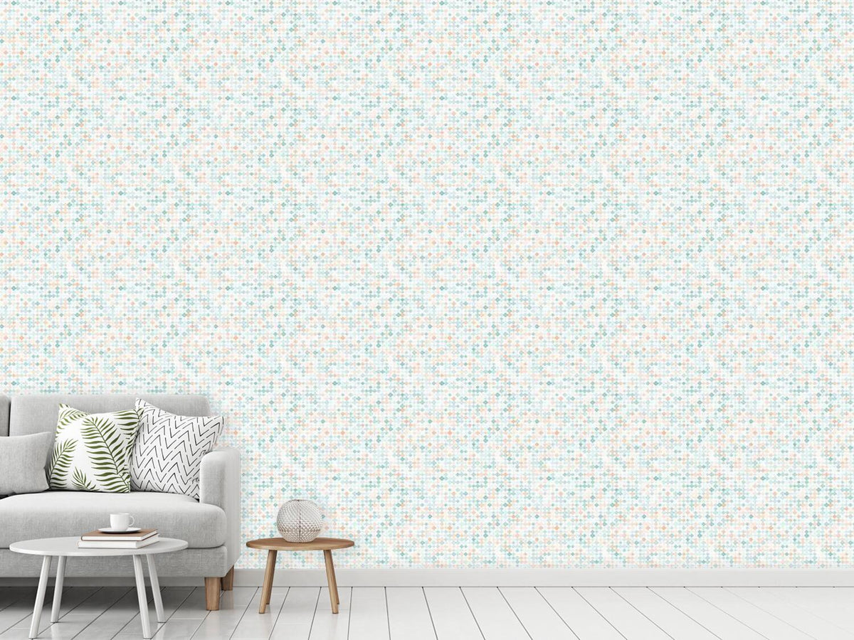 patterned-wallpaper-delicate-diamond-mosaic