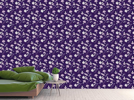 patterned-wallpaper-lilac-mushroom-dream