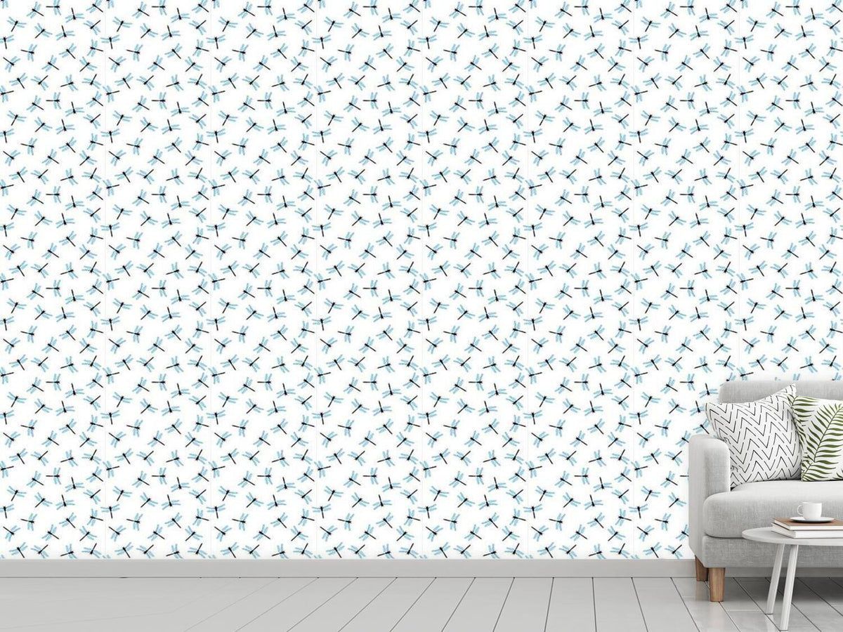 patterned-wallpaper-the-flight-of-the-dragonfly