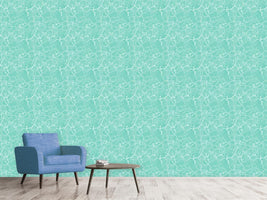 patterned-wallpaper-aqua-floral