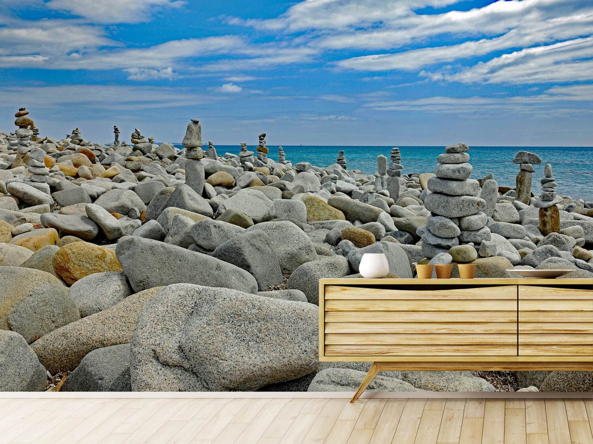 photo-wallpaper-many-stacks-of-stones