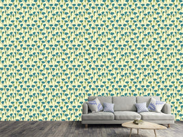 patterned-wallpaper-crocus-flowers