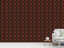 patterned-wallpaper-khokhloma