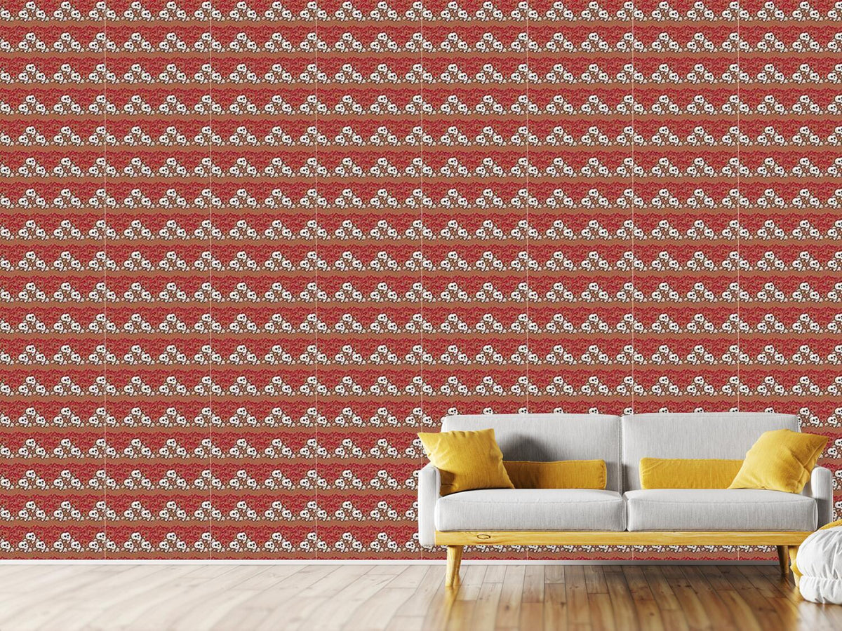 patterned-wallpaper-skully-brown