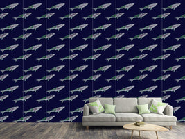 patterned-wallpaper-sharks