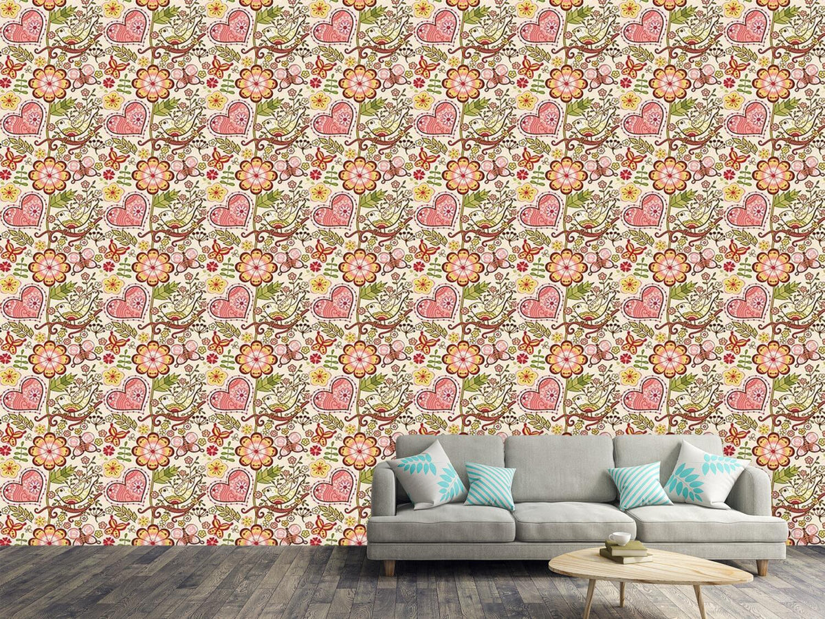 patterned-wallpaper-bohemian-garden-fantasies