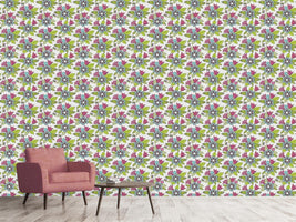 patterned-wallpaper-sweet-flower-bouquet