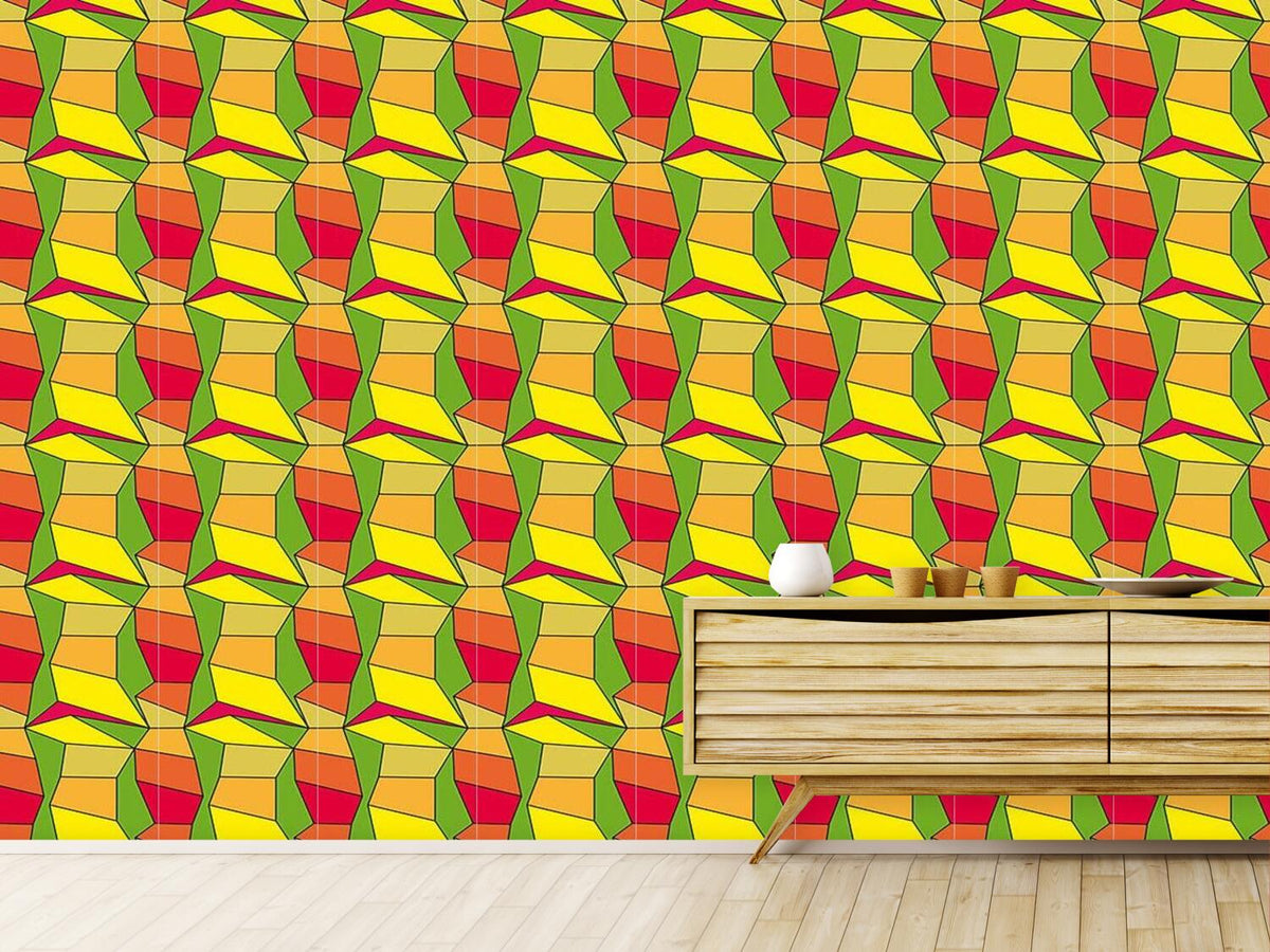 patterned-wallpaper-cubism