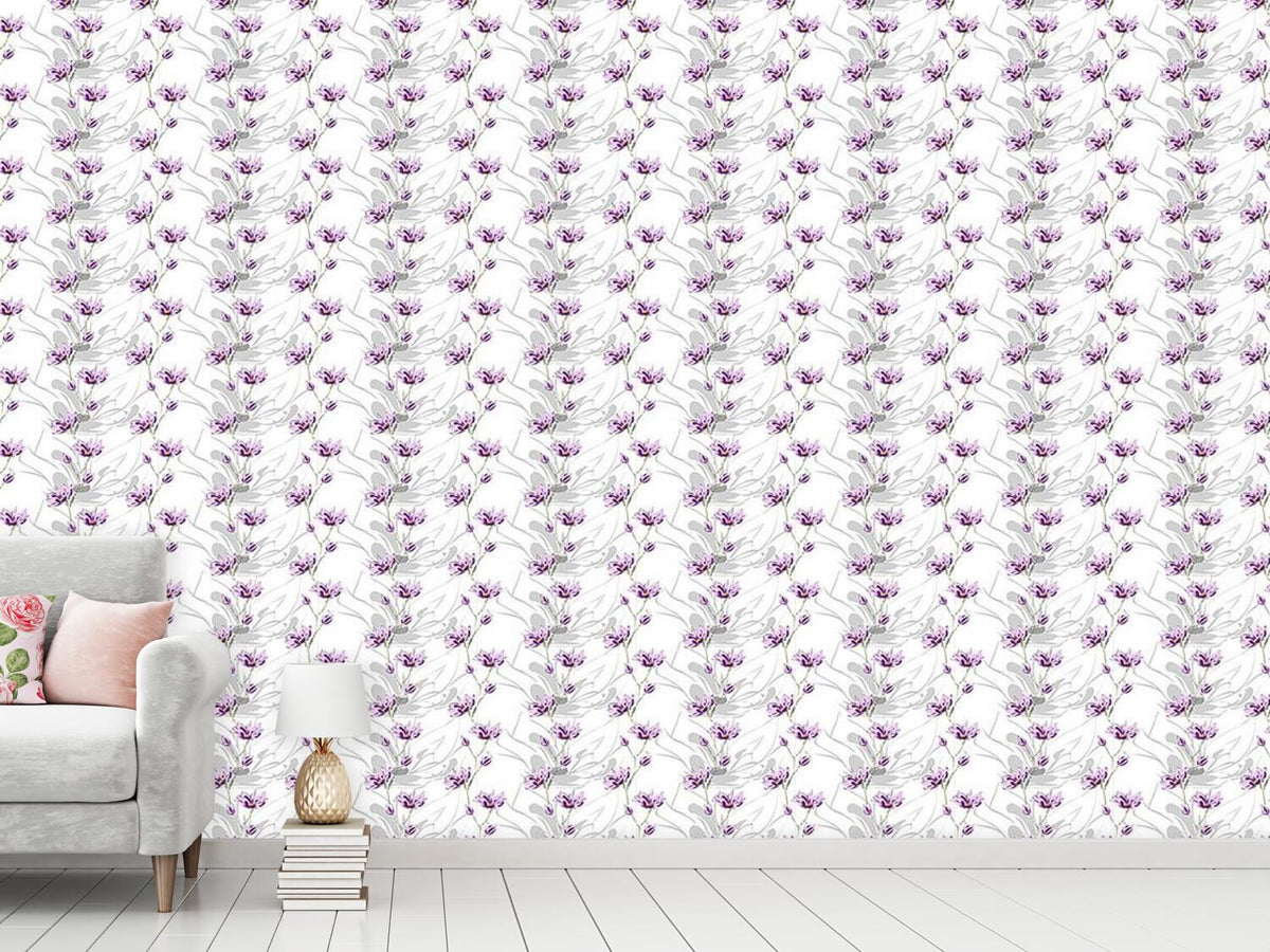 patterned-wallpaper-magnolia-blossoms