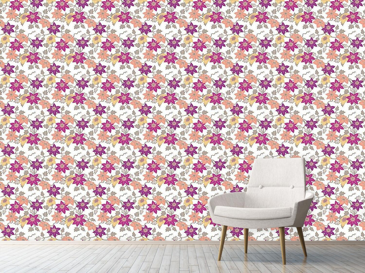 patterned-wallpaper-clematis-dreamgarden-in-white