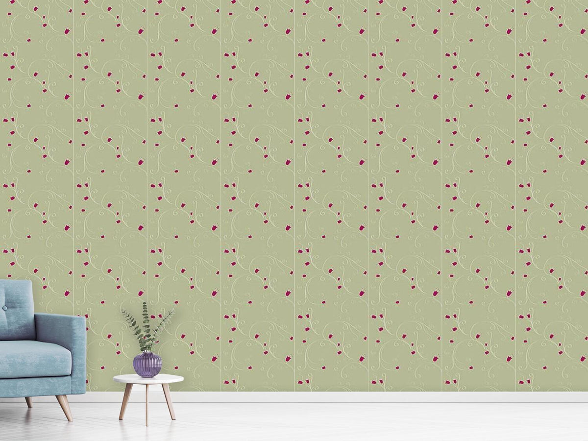 patterned-wallpaper-cirri-of-bell-flowers