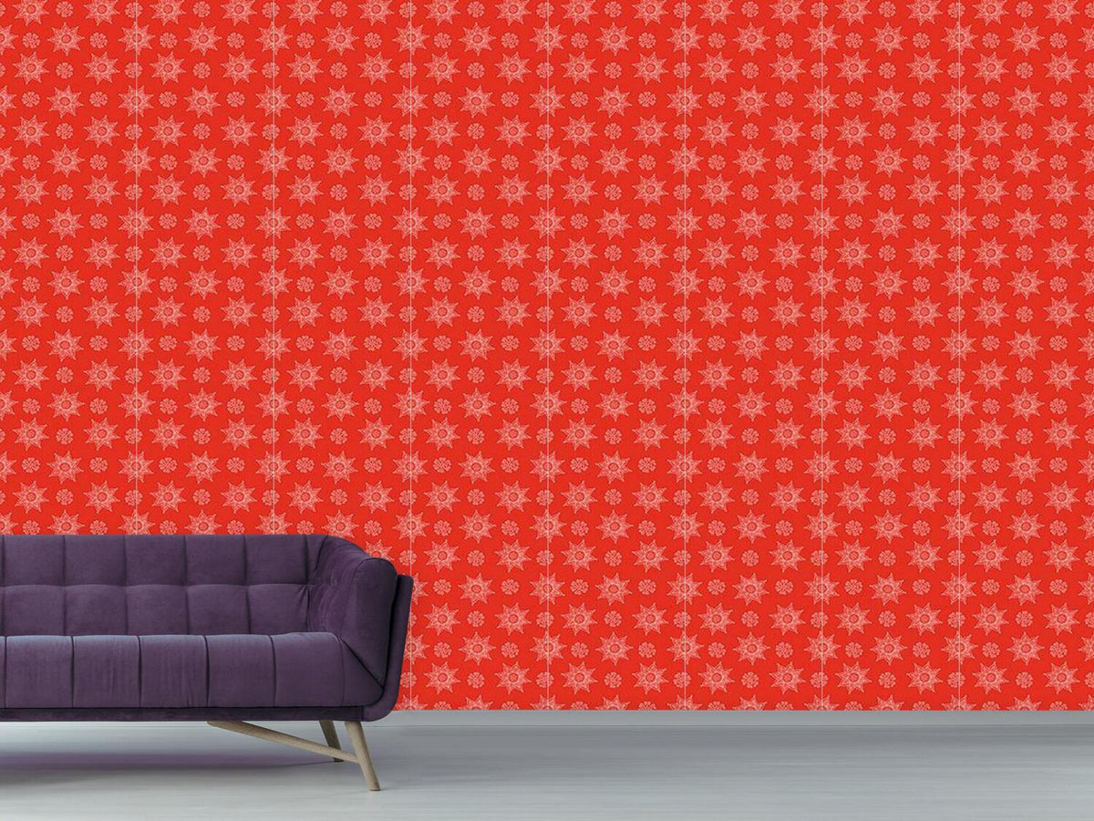 patterned-wallpaper-indian-flower-christmas