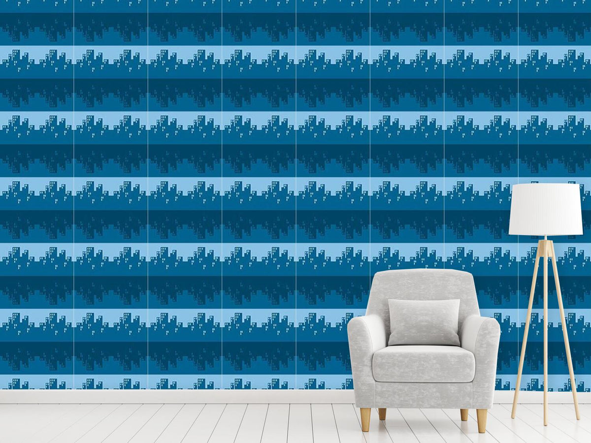 patterned-wallpaper-the-skyline-blues