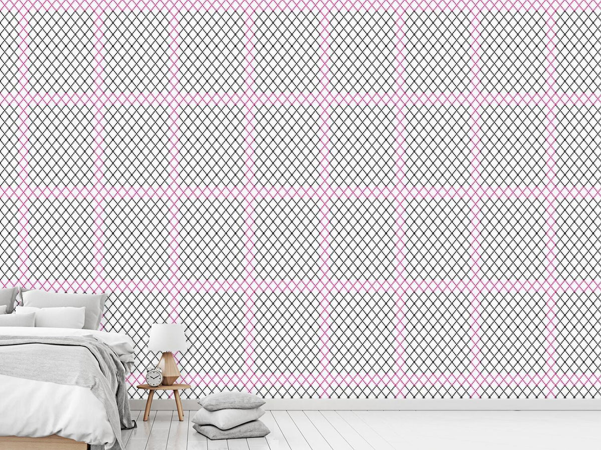 patterned-wallpaper-criss-crosses