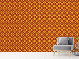 patterned-wallpaper-marigold-floral