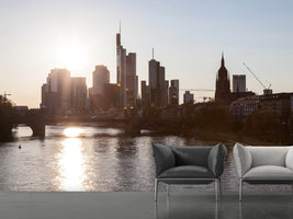 photo-wallpaper-skyline-sunrise-in-frankfurt