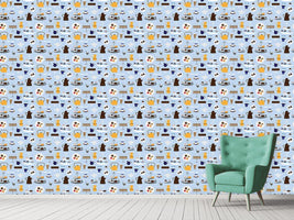 patterned-wallpaper-coffee-with-cream