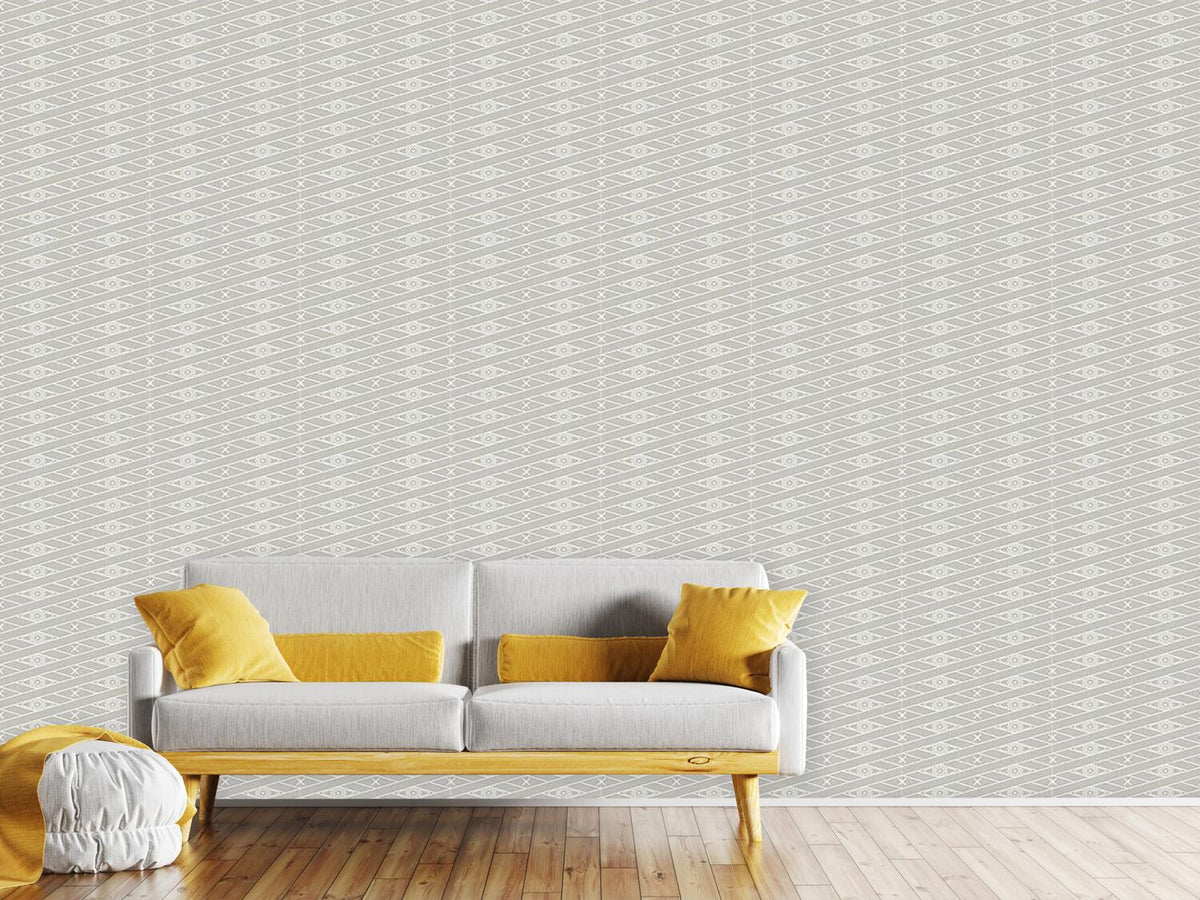 patterned-wallpaper-rhombus-grey