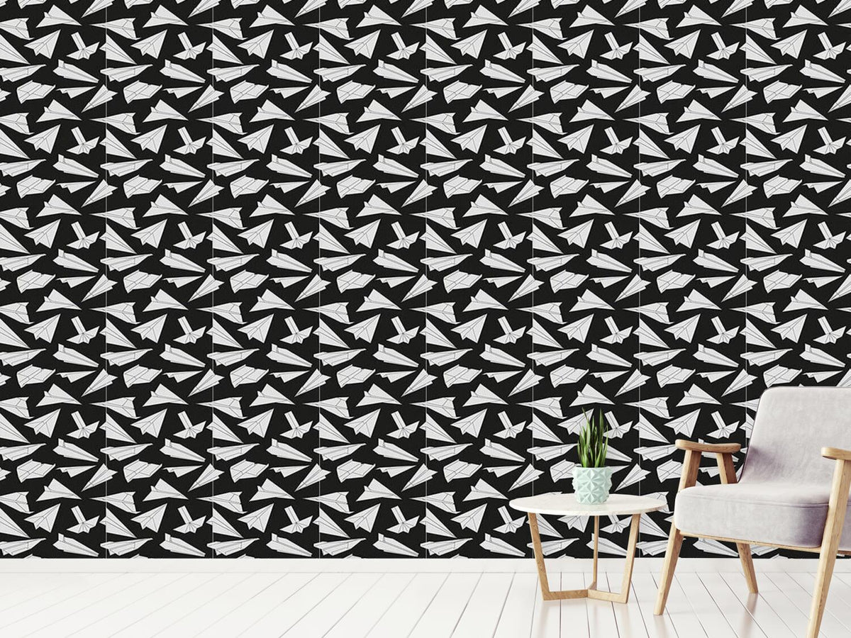 patterned-wallpaper-paper-gliders-in-action