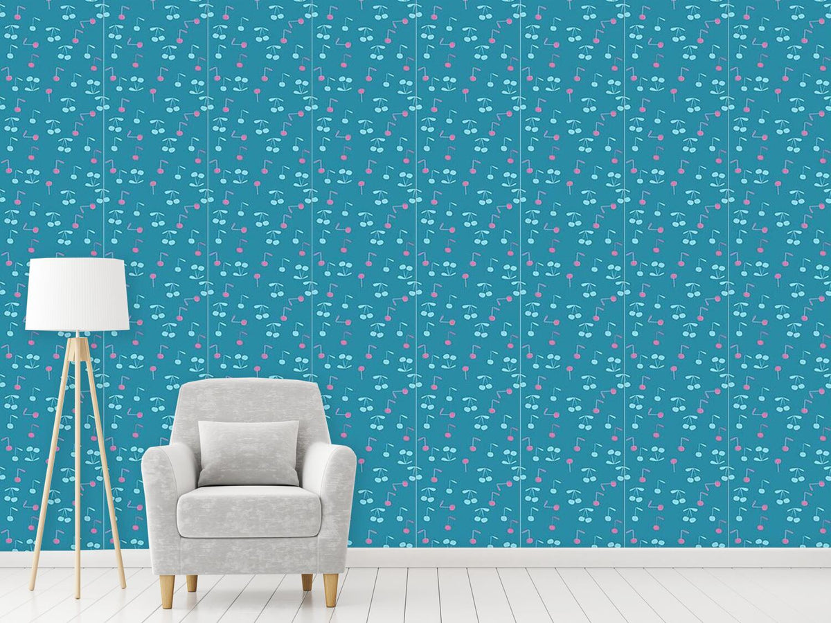 patterned-wallpaper-fresh-cherries